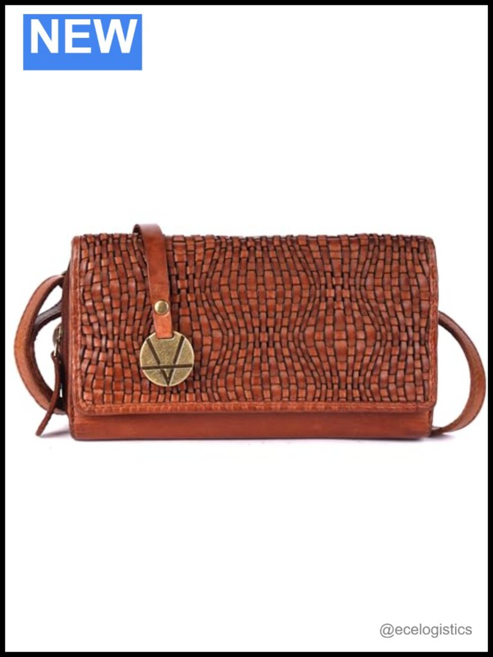 Genuine Leather Women's Wallet with Zipper Coin Purse - Tri-Fold Card Organizer
